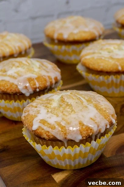 Zesty Lemon Poppy Seed Muffins Recipe 4 Lemon Poppy Seed Muffins with Lemon Glaze