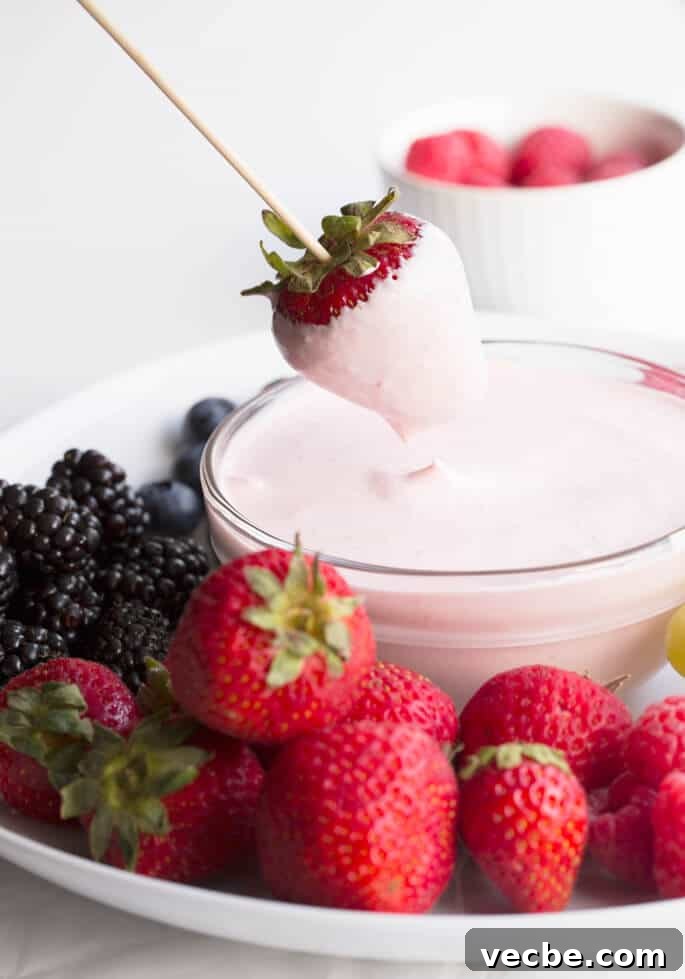 Homemade Strawberry Puree and Syrup Recipe 8 Healthy fruit dips in strawberry and chocolate flavors