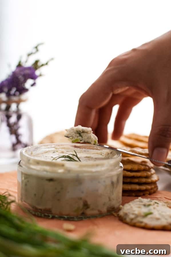Herbed Cashew Cream Cheese Spread 2 Delicious cashew cream cheese, stuffed with herbs, full of great flavors! Super easy to prepare, non dairy and vegan. | annabanana.co