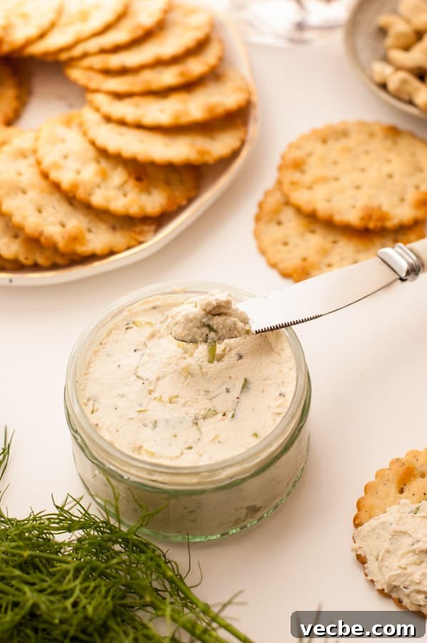 Herbed Cashew Cream Cheese Spread 6 Delicious cashew cream cheese, stuffed with herbs, full of great flavors! Super easy to prepare, non dairy and vegan. | annabanana.co