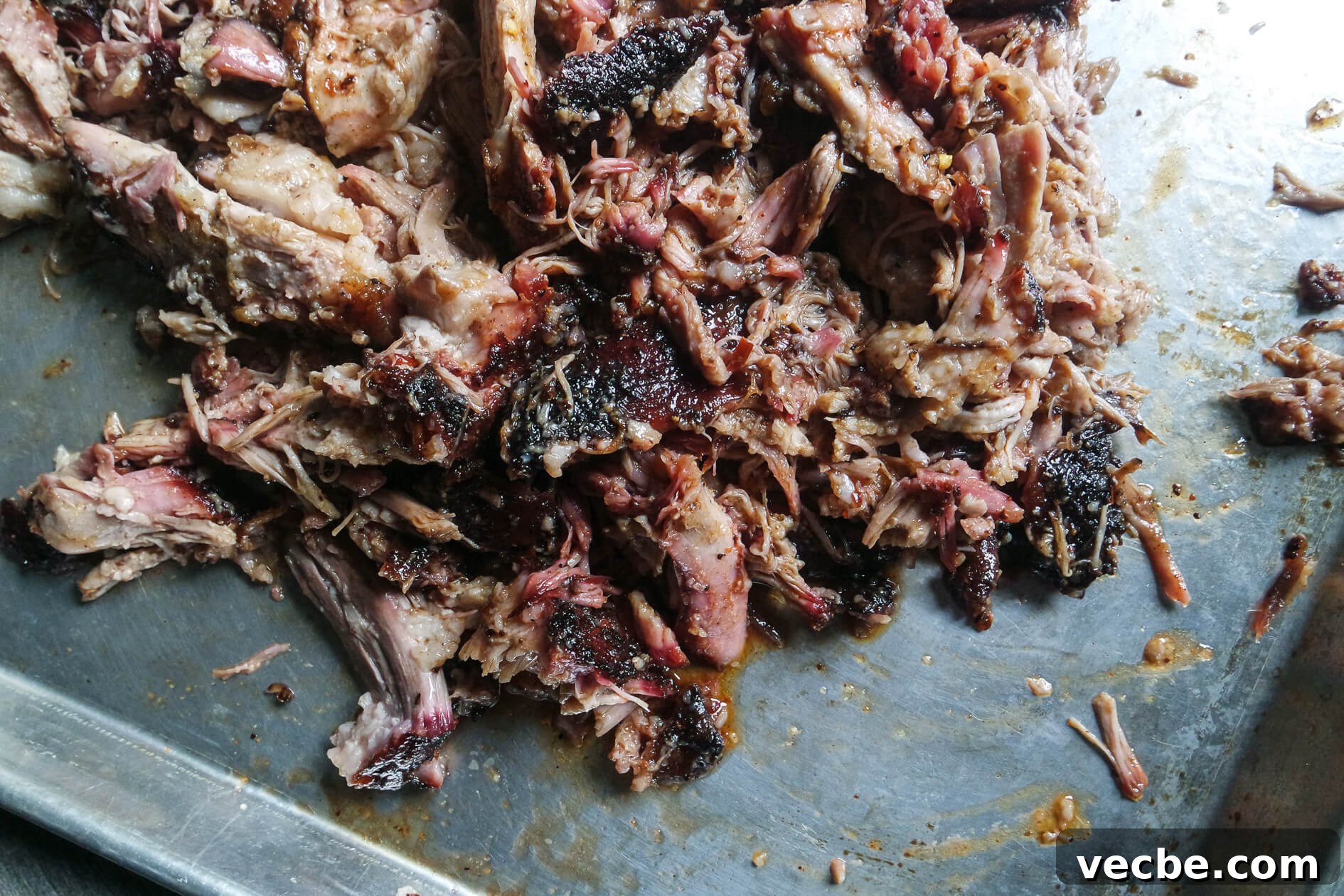 Classic Barbecue Pulled Pork Recipe 5 tender pulled pork pieces