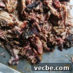 pulled pork pieces