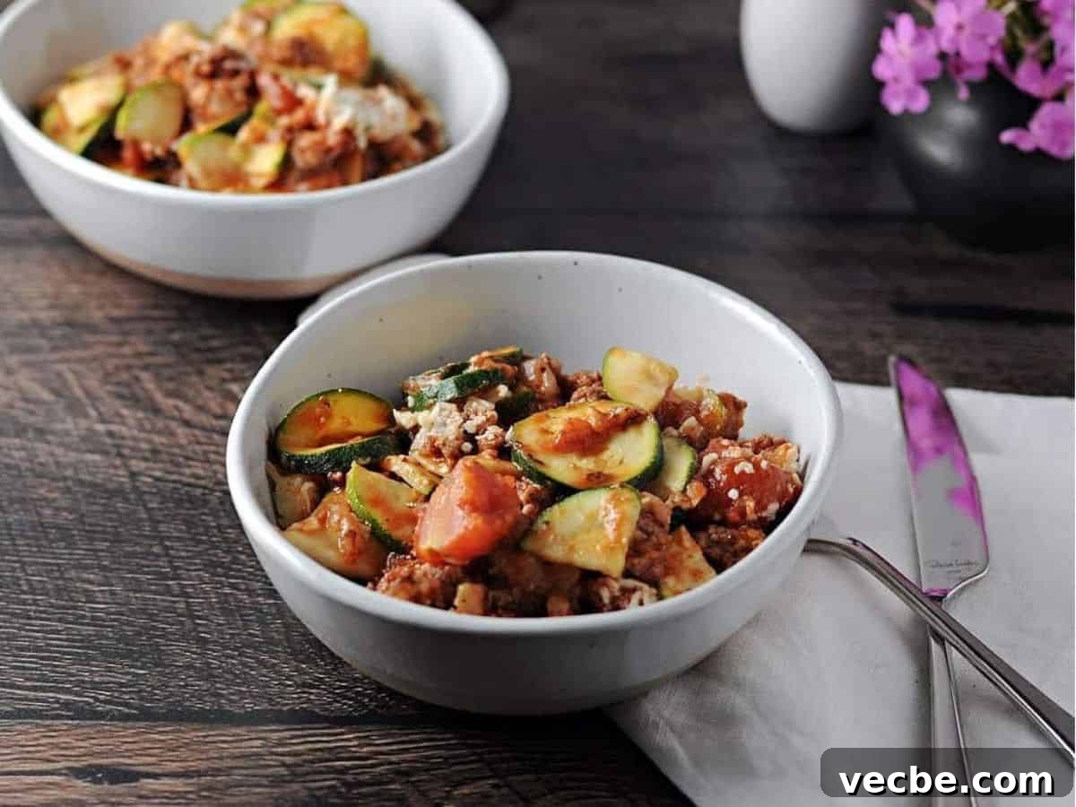 25 Casserole Recipes for Cozy Oven to Table Dinners 2 Hamburger Zucchini Casserole.
