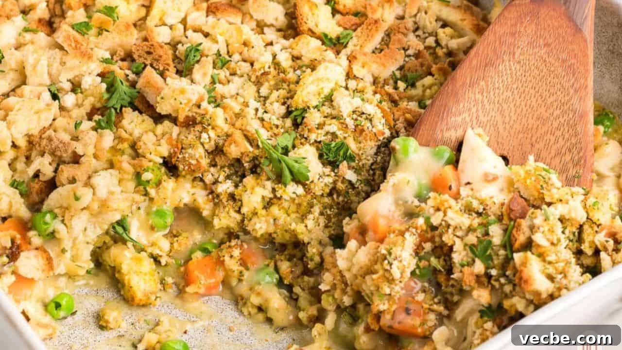 25 Casserole Recipes for Cozy Oven to Table Dinners 7 Casserole with Chicken and Stove Top Stuffing