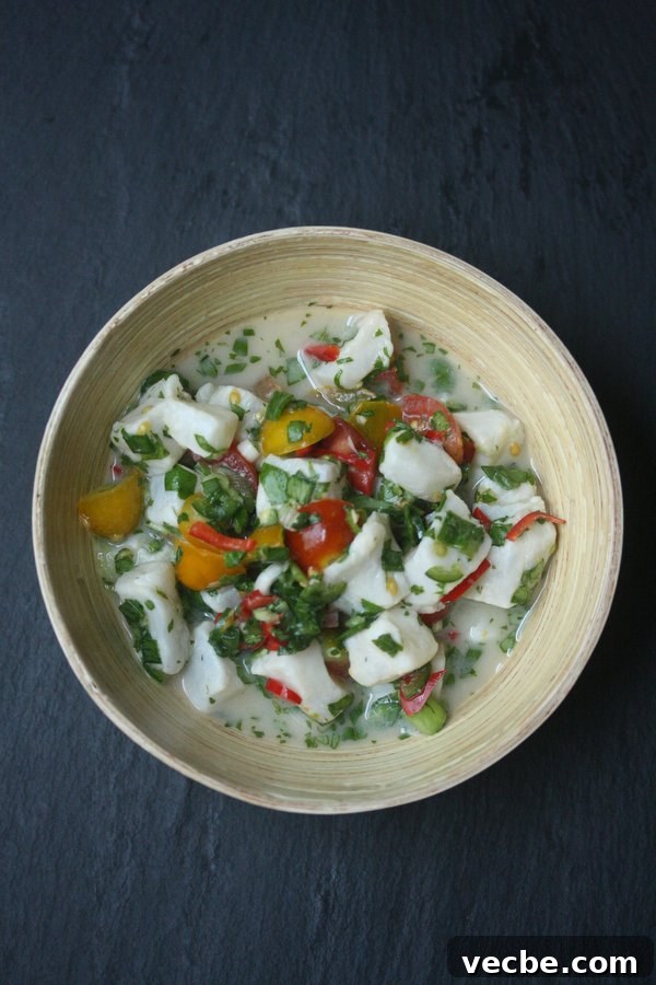Striped Bass Ceviche Recipe with Citrus Marinade 2 Seafood Ceviche