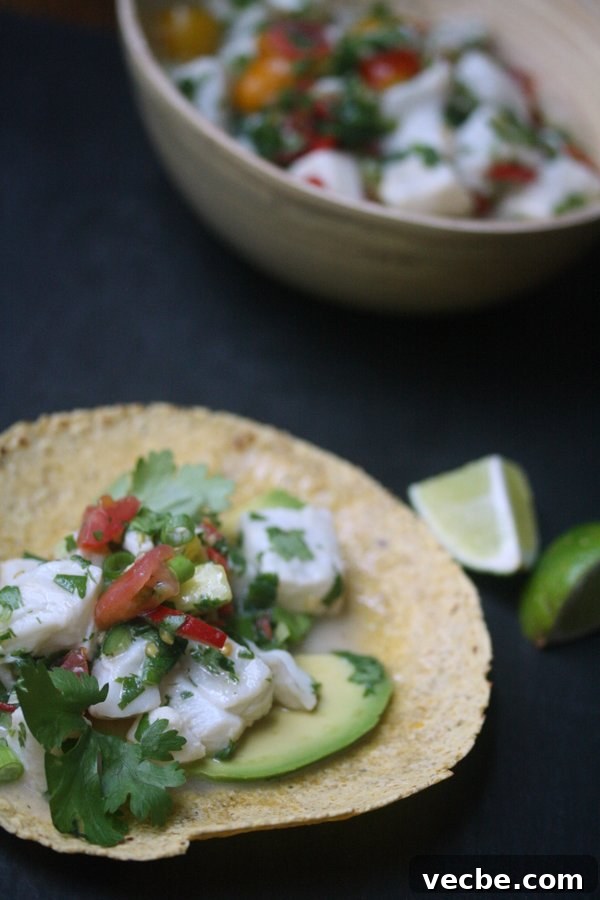 Striped Bass Ceviche Recipe with Citrus Marinade 15 Striped Bass Ceviche, an easy seafood ceviche recipe