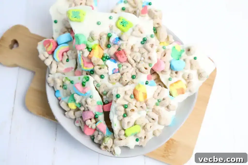 16 Festive St. Patrick's Day Treats for Parties 15 Lucky Charms Bark