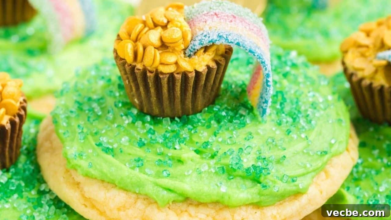 16 Festive St. Patrick's Day Treats for Parties 5 Pot of Gold Cookies