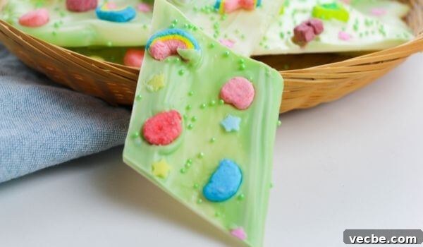 16 Festive St. Patrick's Day Treats for Parties 10 Lucky Charms Chocolate Bark