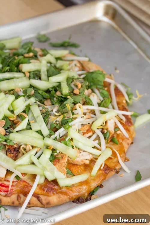 Thai Chicken Pizza