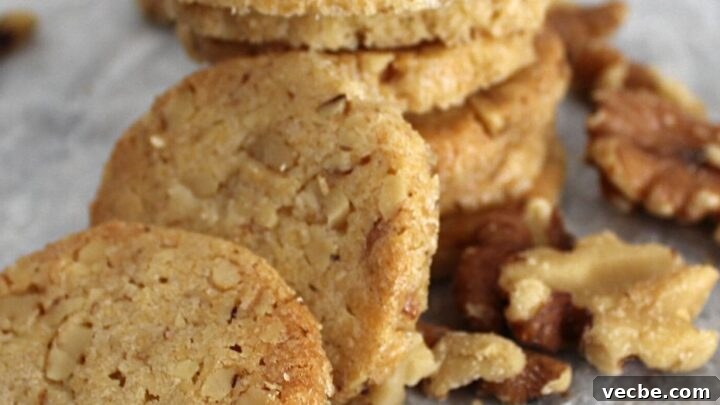 Walnut Butter Cookies
