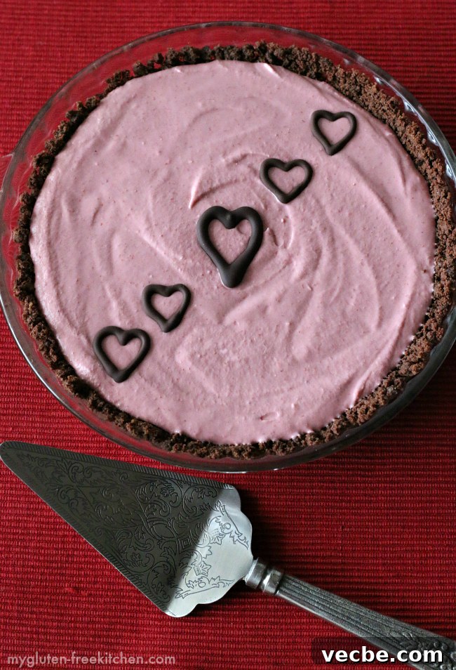 Chocolate Raspberry Mousse Pie - Gluten-Free and Dairy-Free 5 Chocolate Raspberry Mousse Pie - This recipe is gluten-free and dairy-free, but not taste-free! Perfect for Valentine's Day.