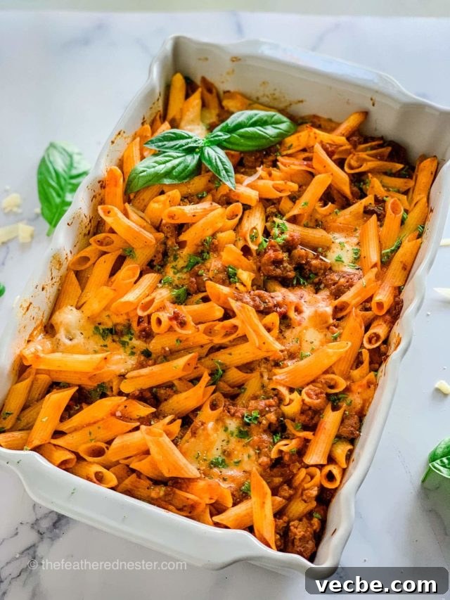 20+ Casserole Recipes for Crowd-Pleasing Family Dinners 14 baked rigatoni with Italian sausage