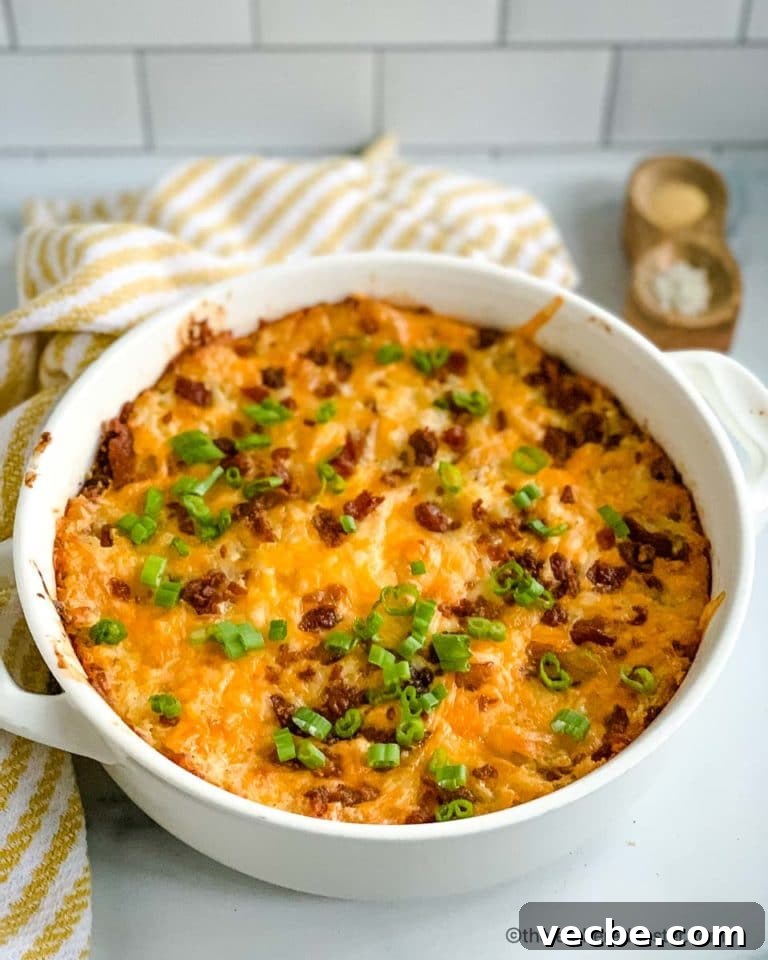 loaded hashbrown potato casserole