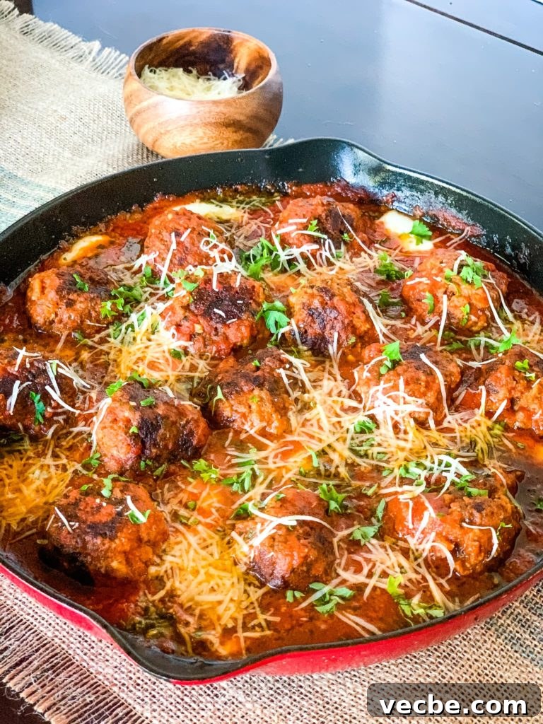 20+ Casserole Recipes for Crowd-Pleasing Family Dinners 24 marinara meatballs on a skillet