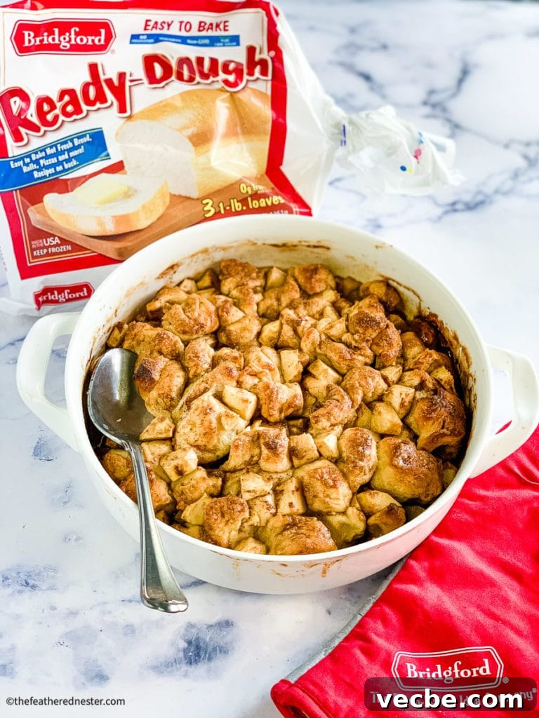 apple fritter breakfast bake