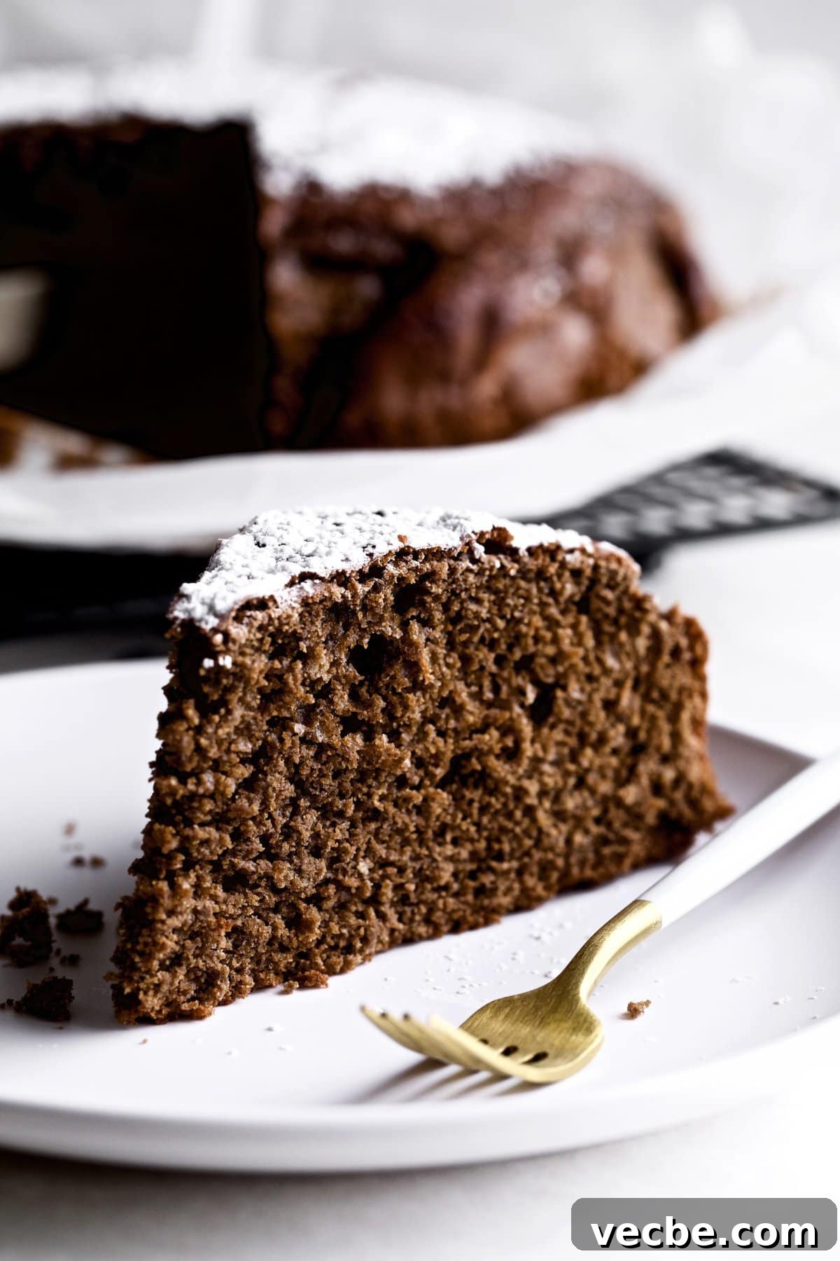 65+ Christmas Dessert Recipes Your Guests Will Love 24 Italian chocolate cake on a plate