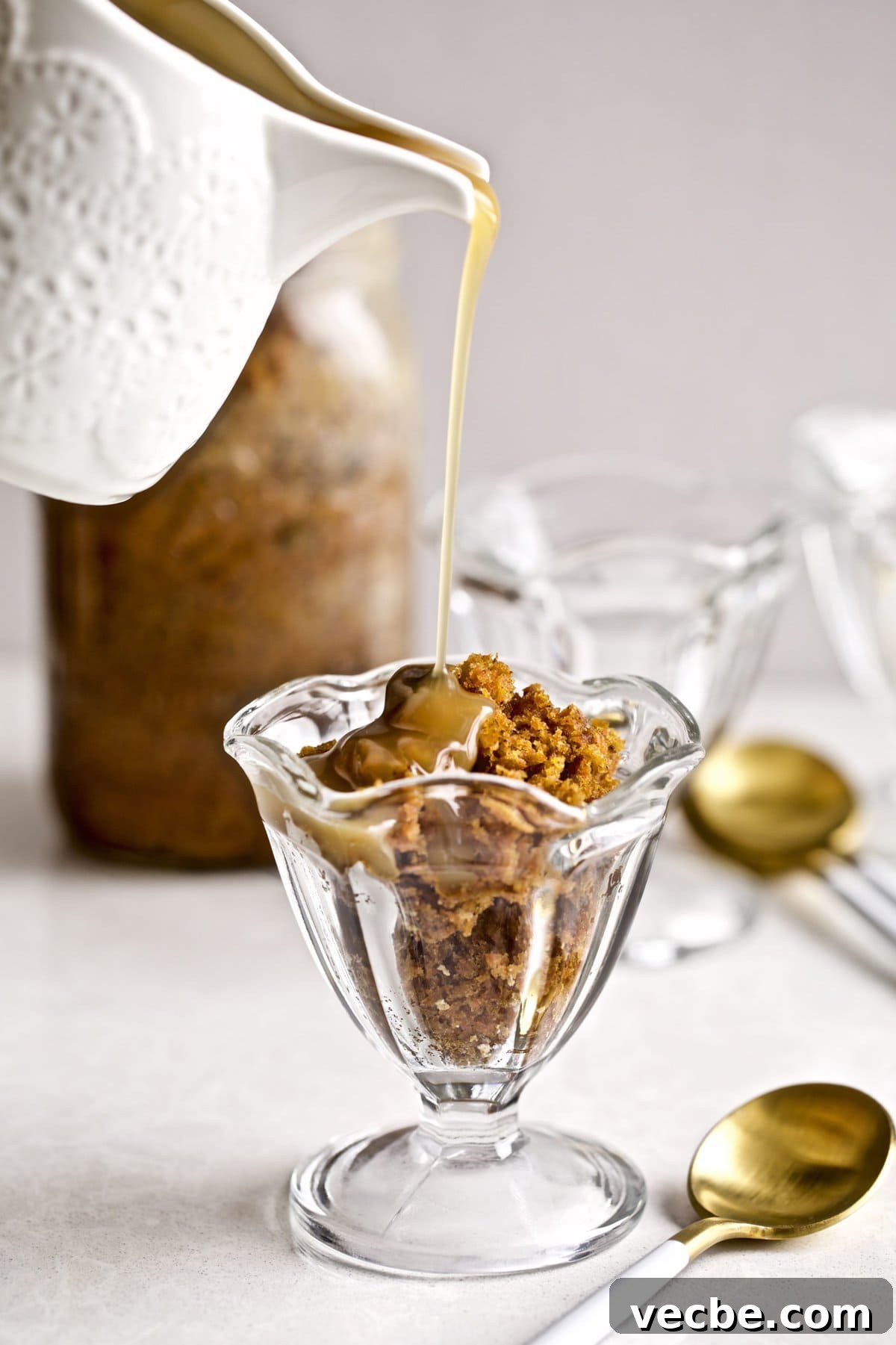 65+ Christmas Dessert Recipes Your Guests Will Love 43 Steamed Carrot Pudding caramel sauce