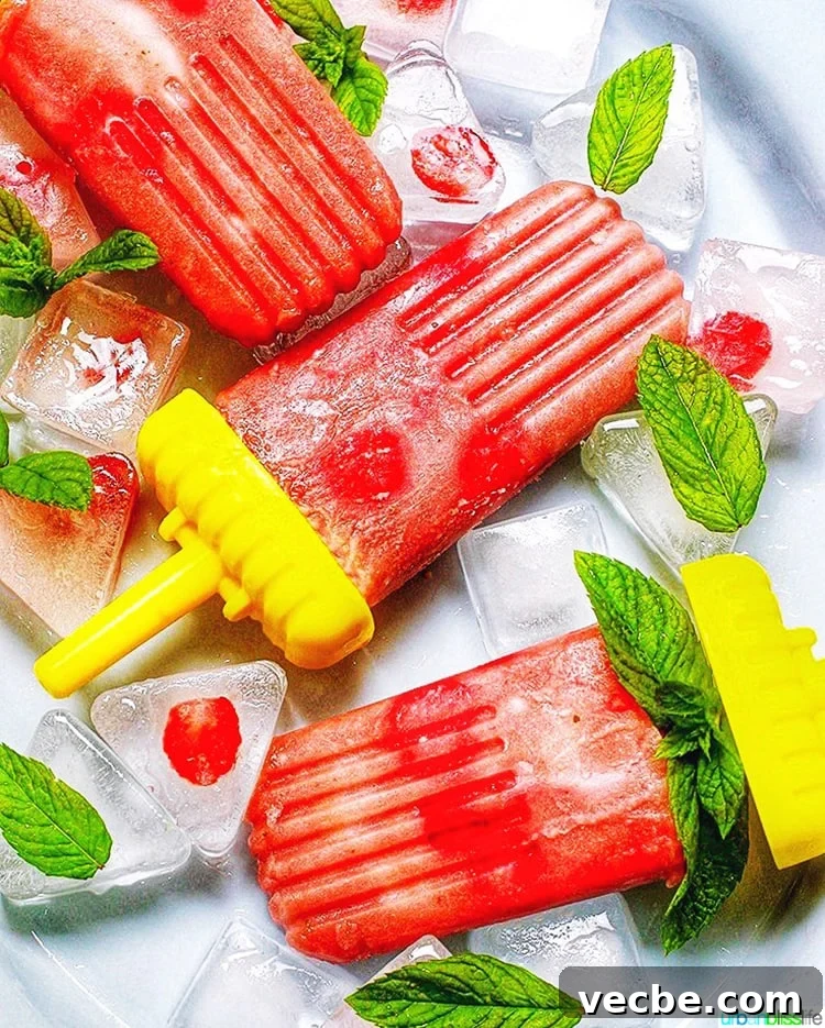 Summer Wine and Food Pairings for Warm Weather Meals 36 Strawberry Rhubarb Mint Popsicles