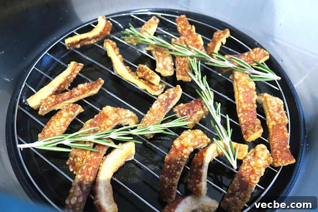 Crispy Pork Crackling Strips for a Keto Snack 2 Easiest Keto Snack of Crispy Pork Crackling Strips