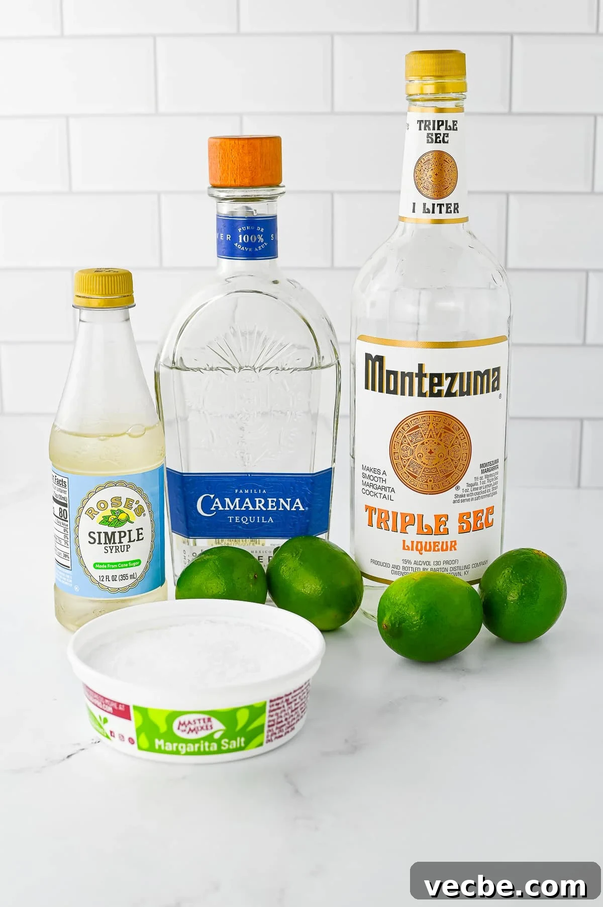 Authentic Lime Margarita Recipe with Fresh Lime Juice 4 ingredients needed to make Lime Margarita