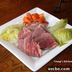 Pan-Seared Corned Beef with Parsley Cream Sauce 8 corned beef with parsley sauce