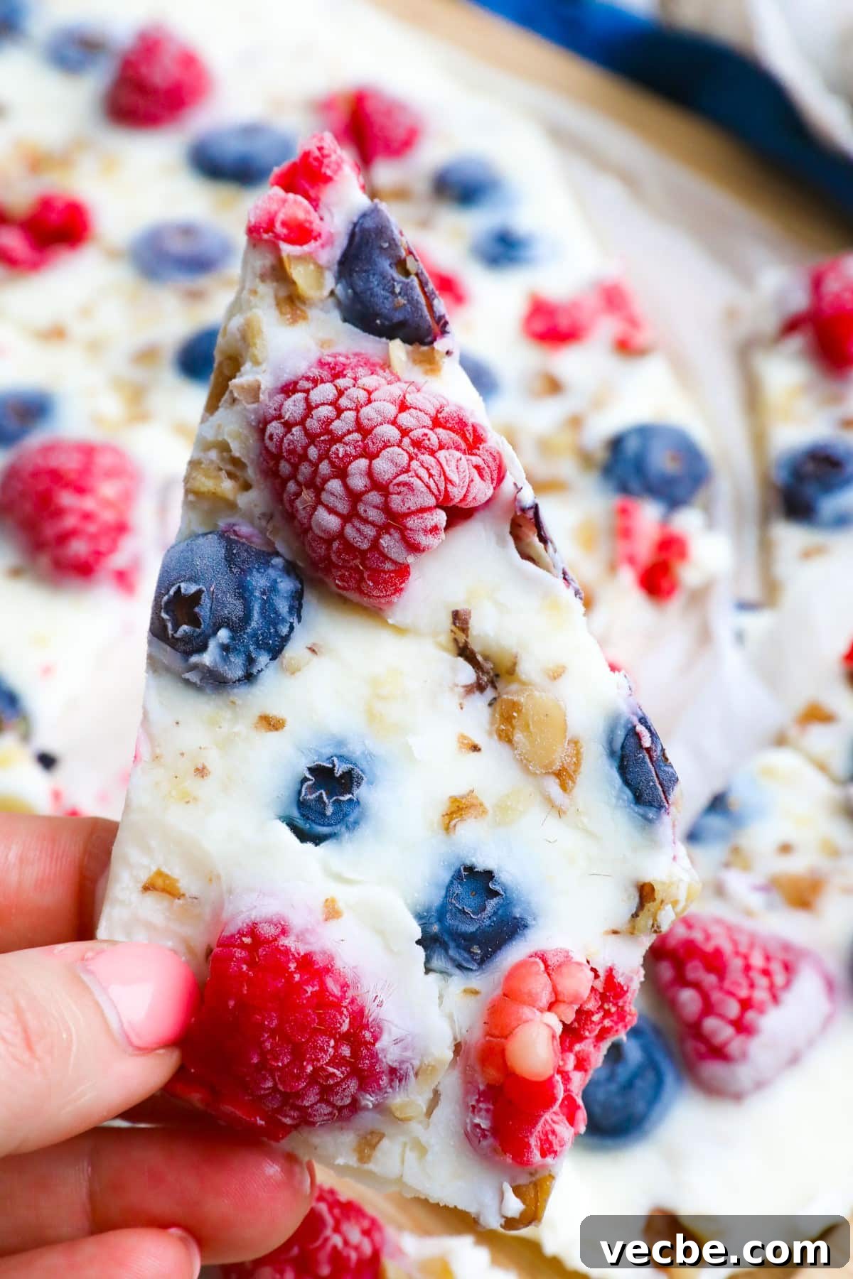 20 High Protein Snack Recipes That Keep You Full 13 Frozen yogurt bark
