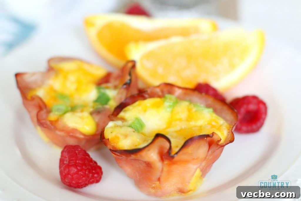 20 High Protein Snack Recipes That Keep You Full 20 Baked ham and egg cups