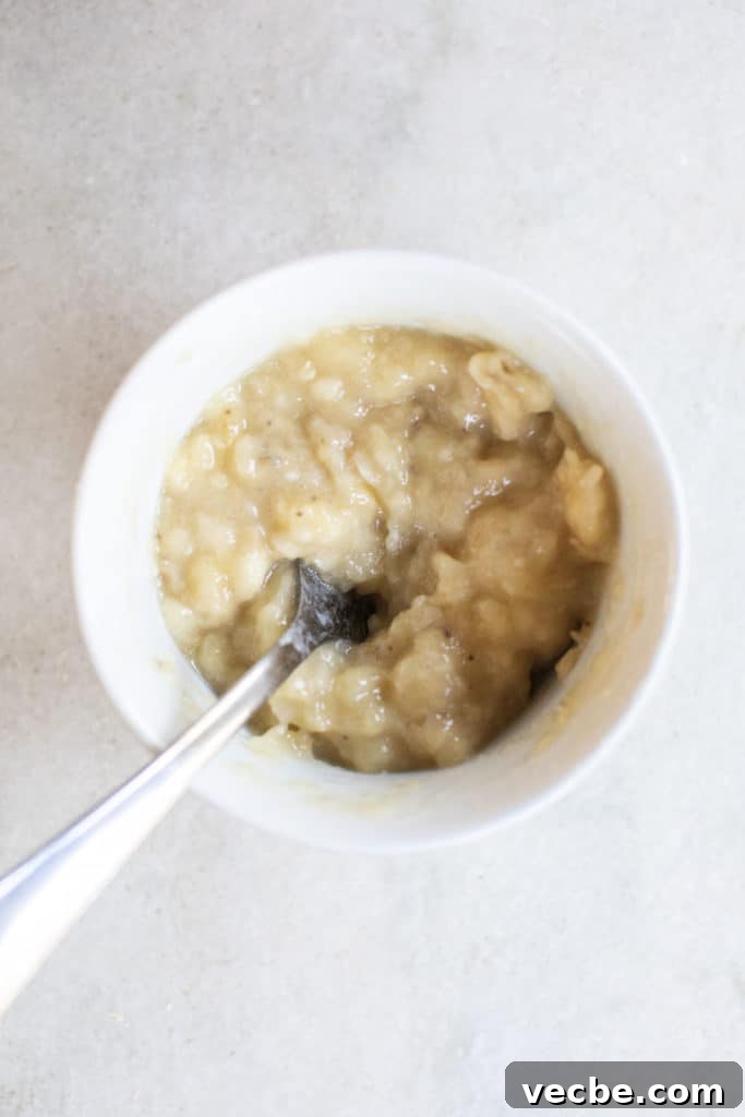 Moist Banana Bread Recipe with Ripe Bananas 6 Mashed bananas.