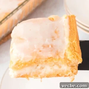 Flaky Cheese Danish Recipe 6 cheese danish square on spatula
