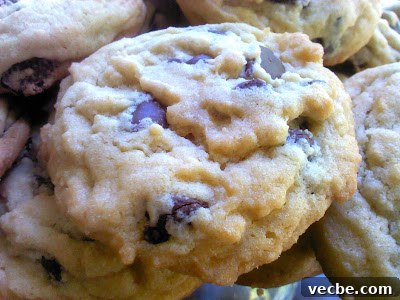 Fresh baked chocolate chip cookies