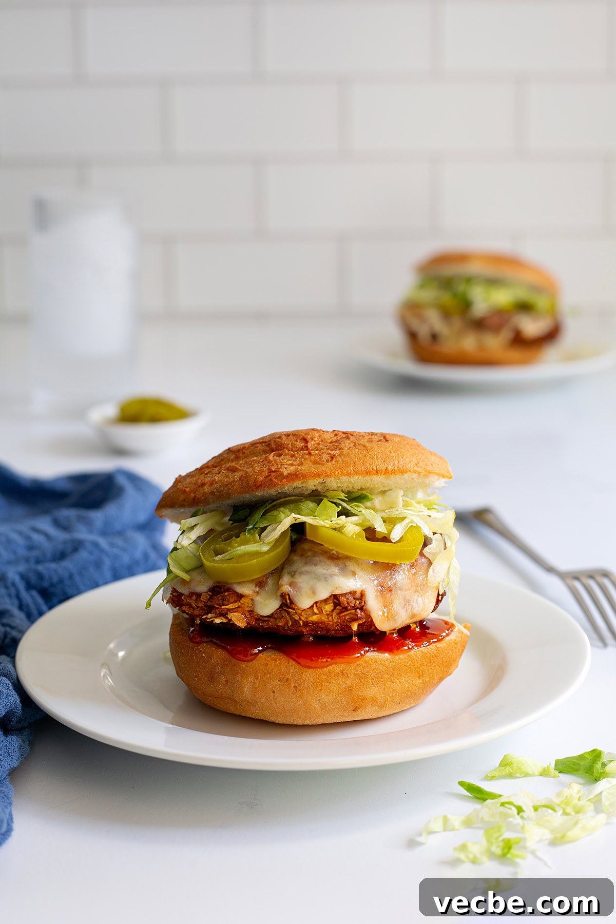 Crispy Air Fryer Chicken Sandwiches 5 Gluten-free air-fryer chicken sandwich with melted cheese and jelly