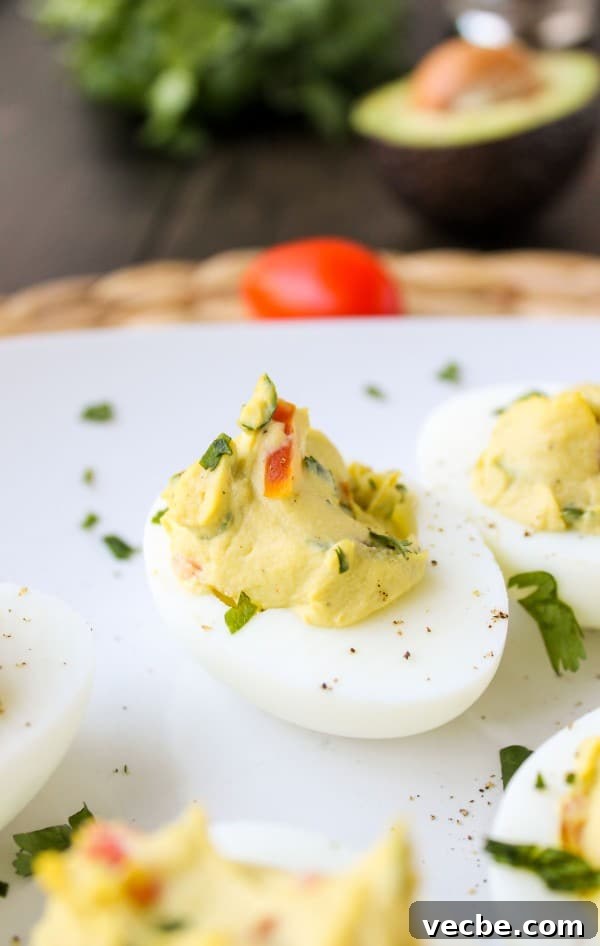 Guacamole Deviled Eggs Recipe 21 Deviled Guacamole Eggs
