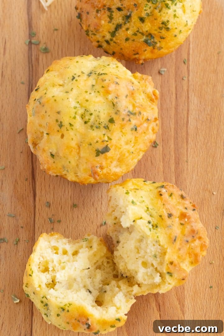 Savory Cheese Muffins Recipe: Fluffy, Cheesy Bites 4 cheese-muffins-with-herbs