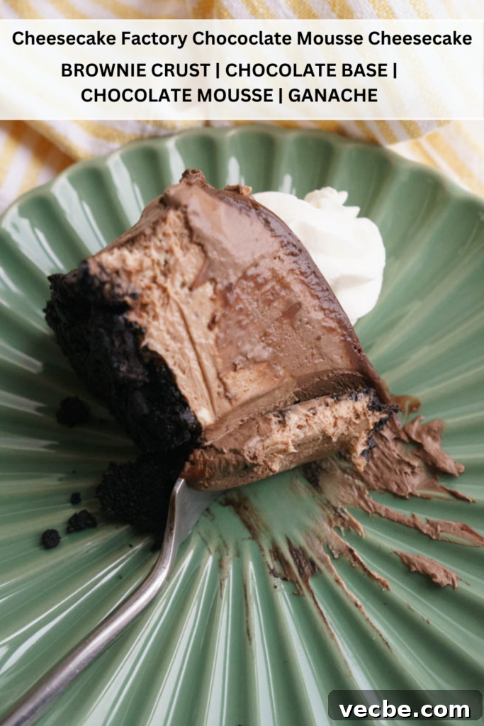 Cheesecake Factory Chocolate Mousse Cheesecake Copycat 14 img 6742 13