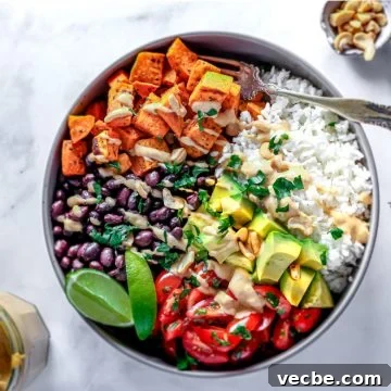 sweet potato buddha bowl