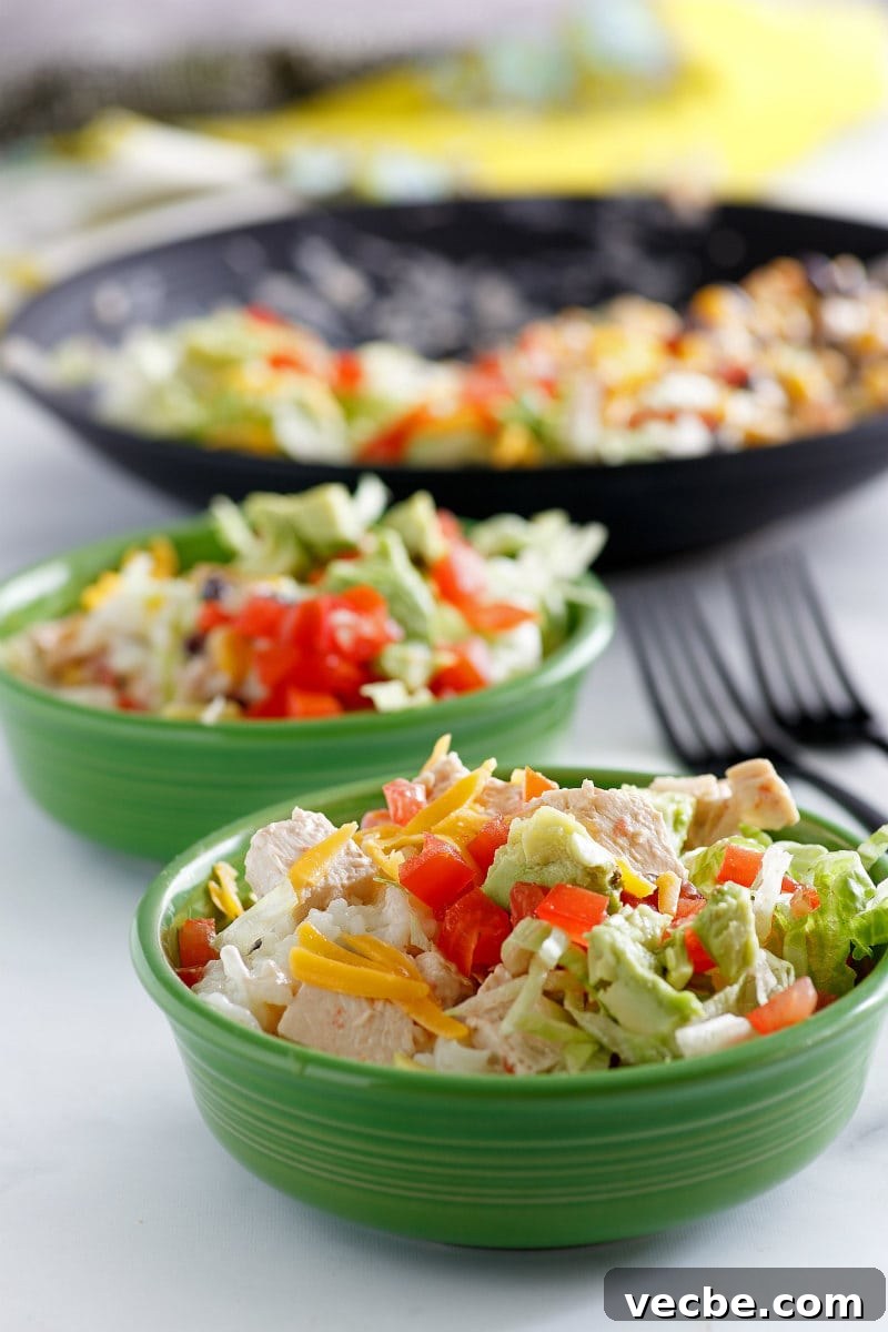 Slow Cooker Easy Chicken Santa Fe serving of Easy Chicken Santa Fe