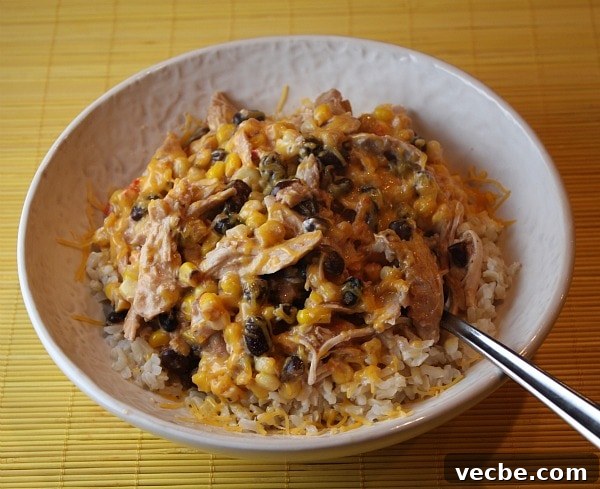 Easy Chicken Santa Fe final dish Easy Chicken Santa Fe