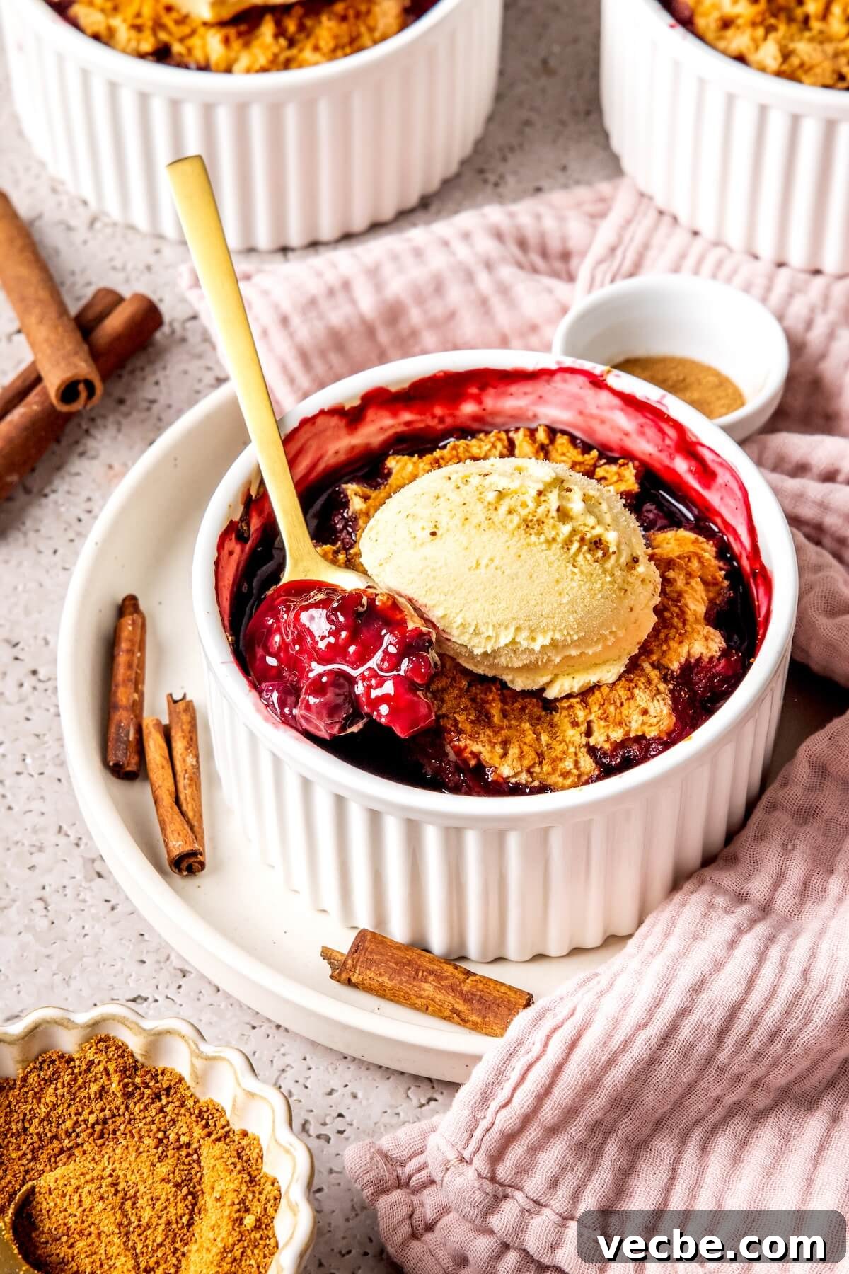 Mixed Berry Cobbler Gluten Free Dairy Free Refined Sugar Free 4 Gluten-Free Mixed Berry Cobbler - Olivia Adriance