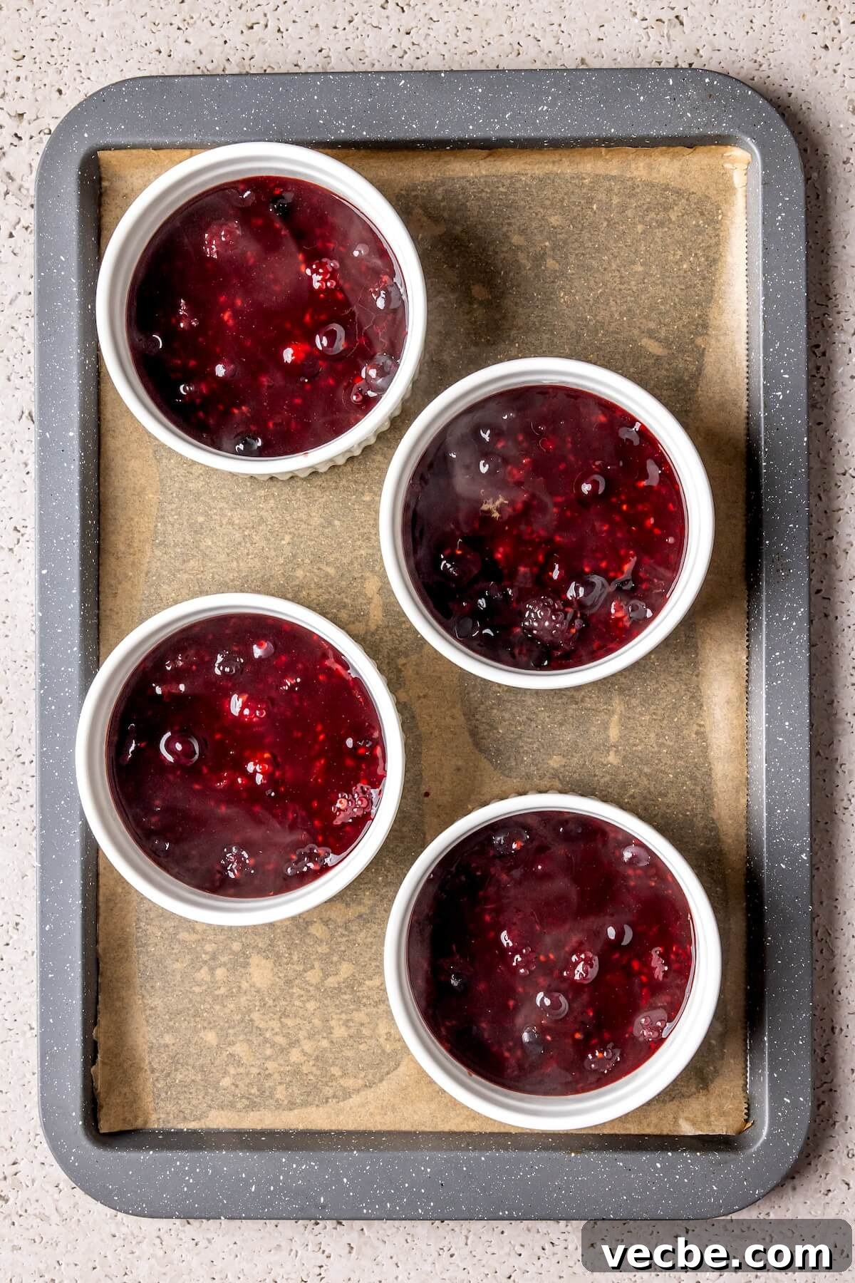 Mixed Berry Cobbler Gluten Free Dairy Free Refined Sugar Free 9 How to Make Gluten-Free Mixed Berry Cobbler Step 5 - Olivia Adriance
