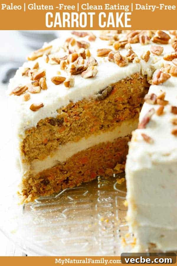 Paleo Carrot Cake with Maple Syrup Glaze 2 Paleo Carrot Cake Recipe with Maple Syrup {Gluten-Free, Clean Eating, Dairy-Free}