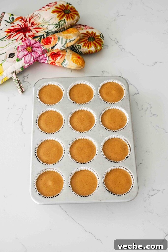 Mini Pecan Pie Cheesecake Bites Recipe 12 Baked mini brown sugar cinnamon cheesecakes.
