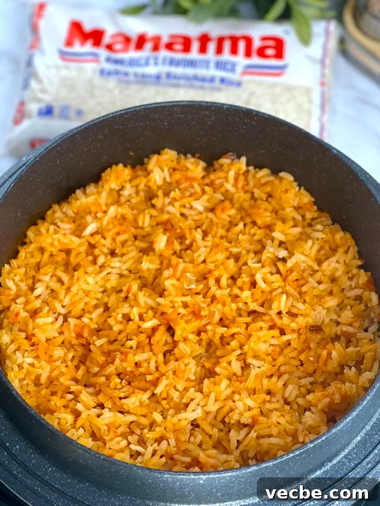Arroz Rojo: Authentic Mexican Red Rice Recipe 4 Cooking rice in a pot