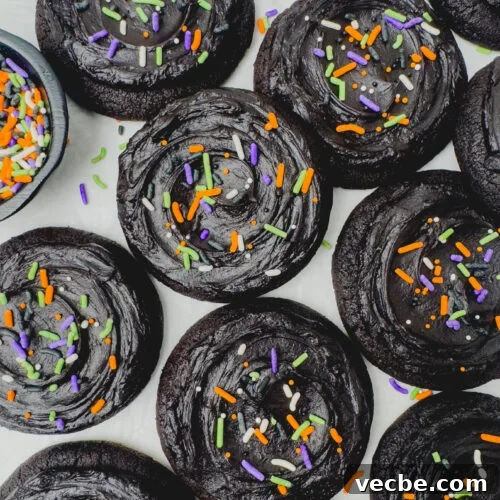 Frosted Black Cocoa Cookies Recipe 7 Frosted black cocoa cookies recipe image