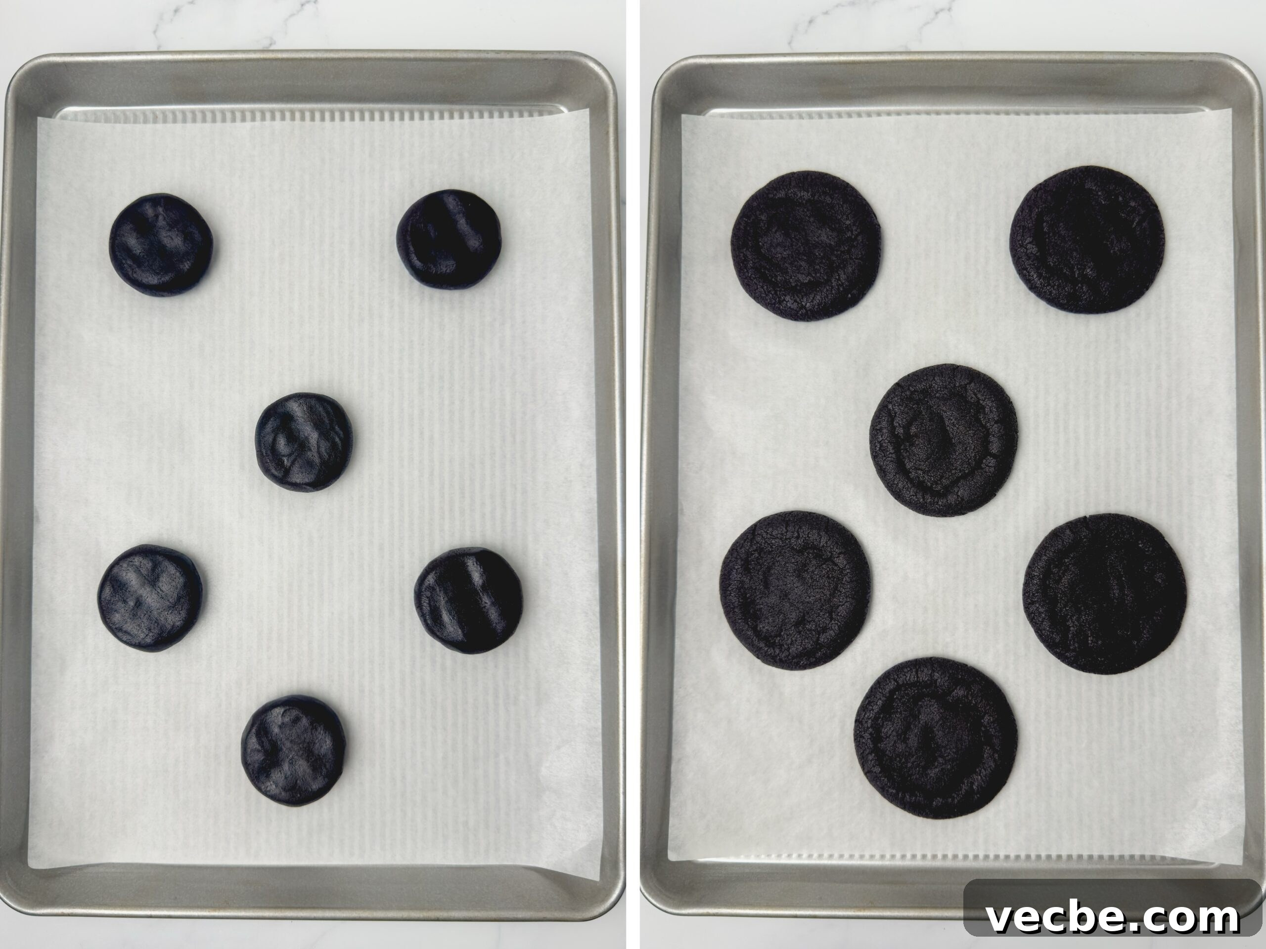 Frosted Black Cocoa Cookies Recipe 4 Frosting black cocoa cookies