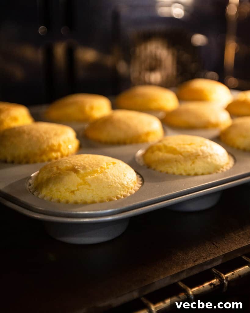 Savory Cornbread Cupcakes Topped with Mashed Potatoes Recipe 7 cornbread muffins with cheddar cheese
