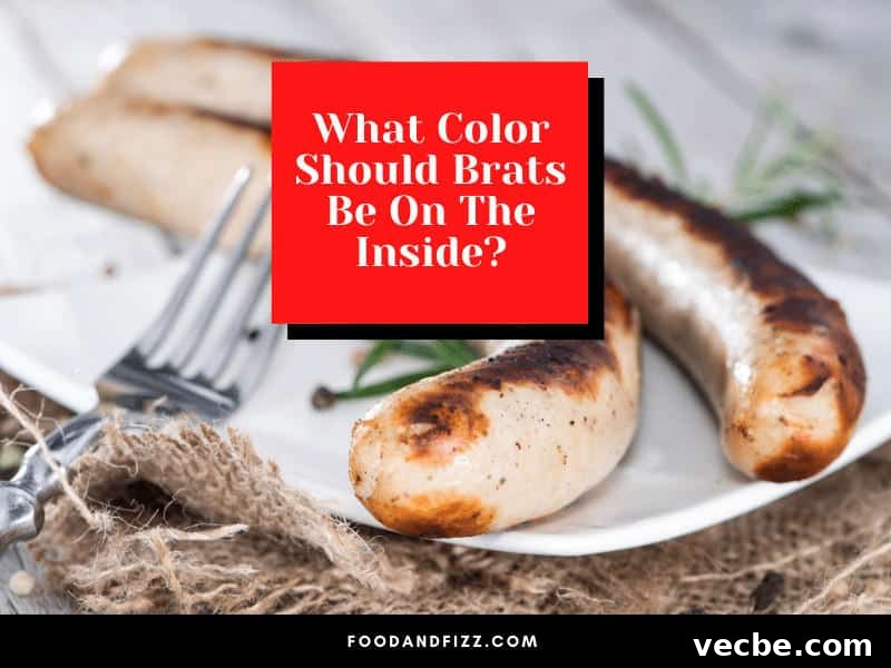 What Color Should Brats Be Inside When Cooked? 2 What Color Should Brats Be On The Inside?