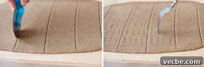 Gluten Free Vegan Graham Crackers Recipe 13 roll the dough and cut graham crackers