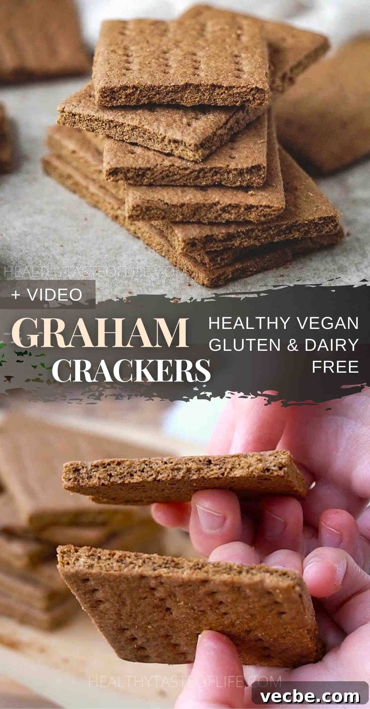 Gluten Free Vegan Graham Crackers Recipe 14 These homemade gluten-free graham crackers are crisp, lightly sweet, and made with more wholesome ingredients than most store-bought versions. Vegan, dairy-free, and perfect for snacks, s’mores, cheesecake crusts, or lunchboxes.