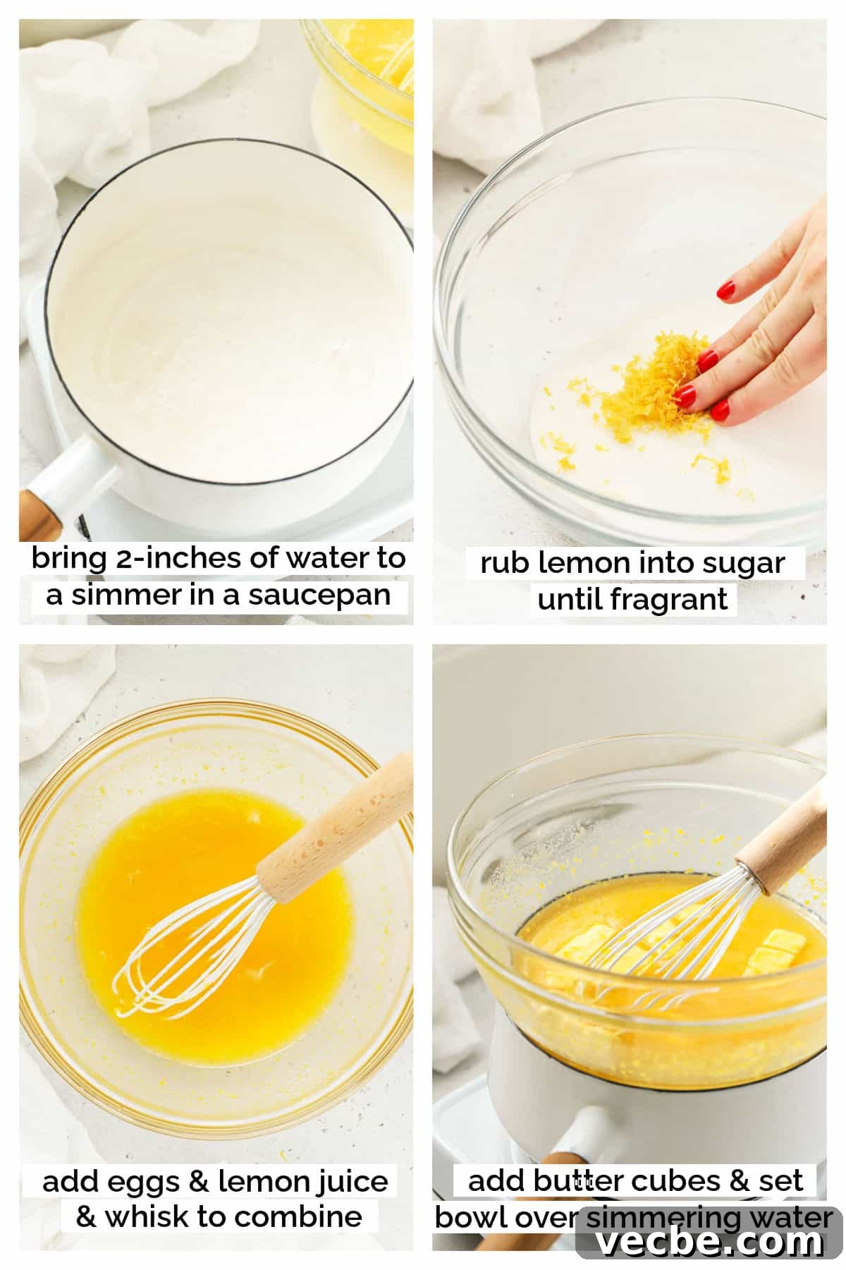 Homemade Lemon Curd Recipe: Ready in 20 Minutes 5 making homemade lemon curd step by step